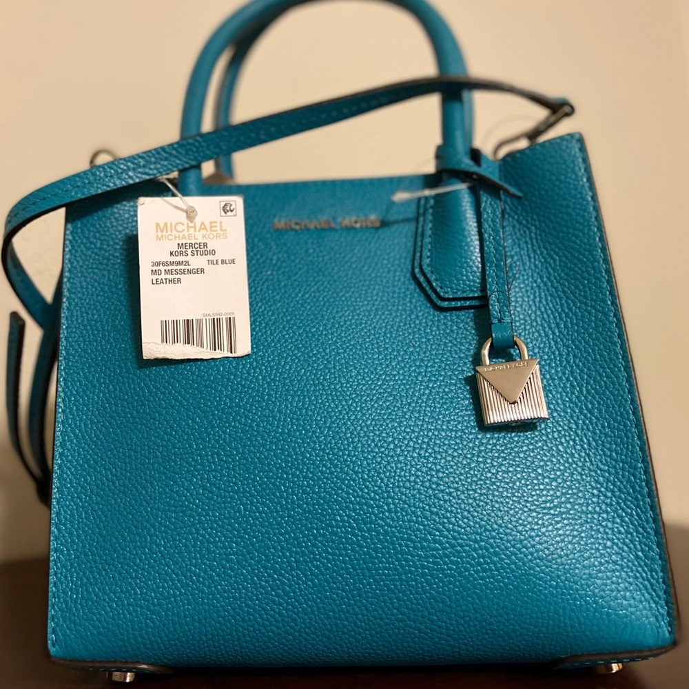 Teal Michael Kors Bag